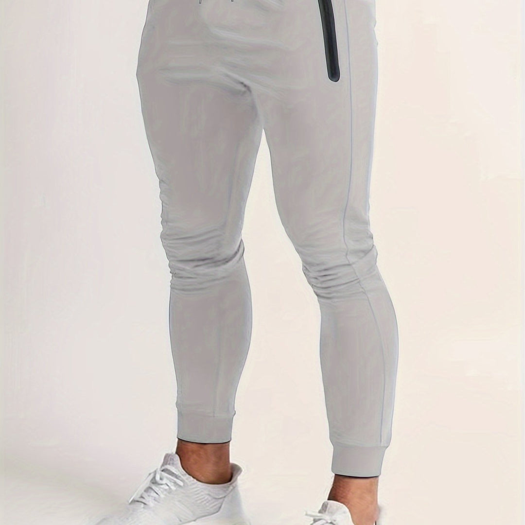 Sport Jogger | Polyester Mix | Slim Fit met Ritszakken