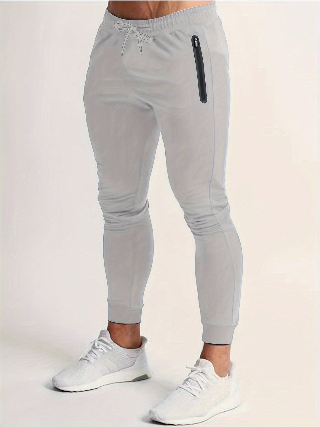 Sport Jogger | Polyester Mix | Slim Fit met Ritszakken