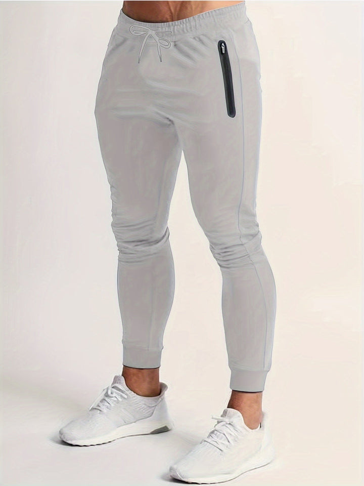Sport Jogger | Polyester Mix | Slim Fit met Ritszakken
