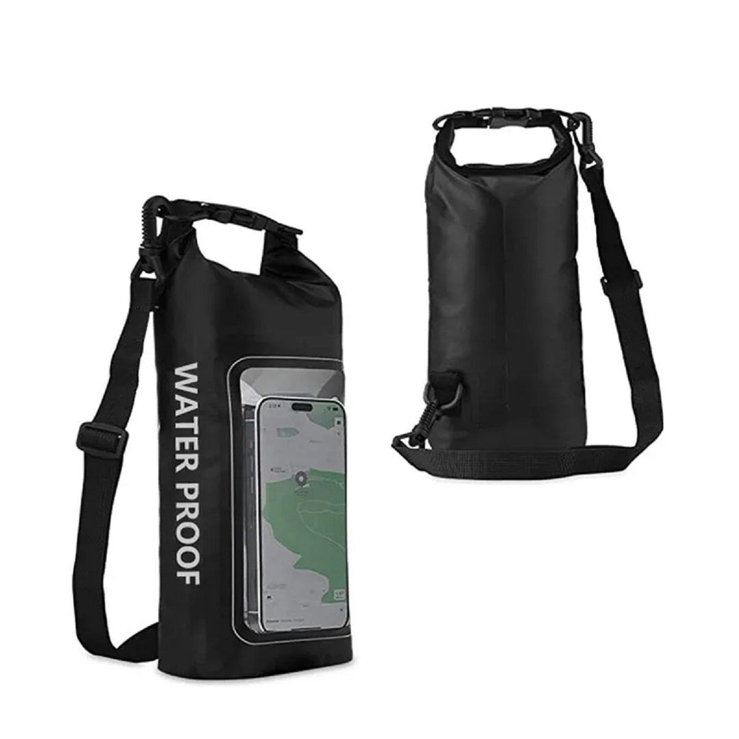 2L Waterproof Dry Touch Screen Bag Roll-Top Pool Outdoor Gear Storage