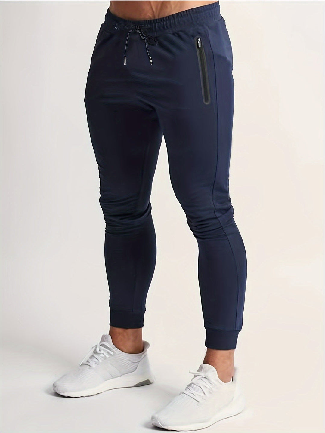 Sport Jogger | Polyester Mix | Slim Fit met Ritszakken
