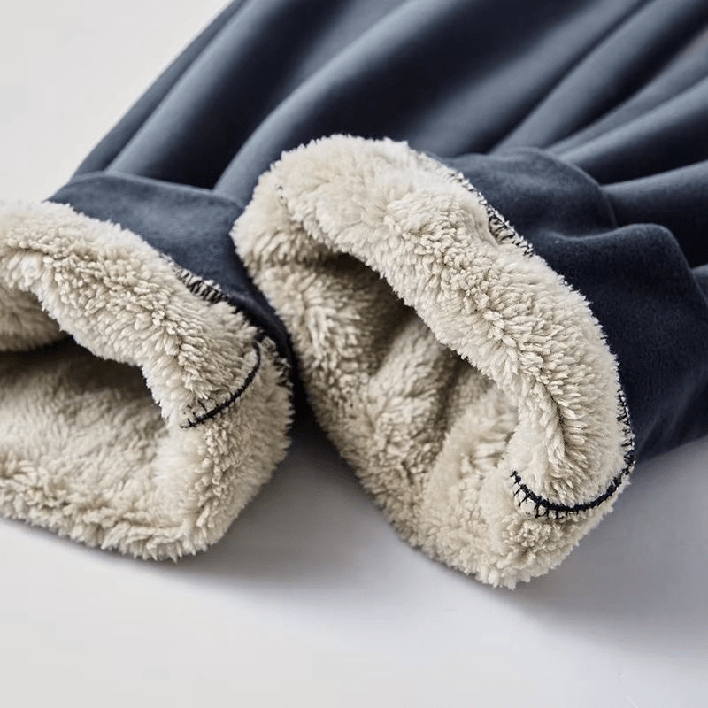 Cas | Klassiek Fleece Gevoerd Warme Heren Trainingspak