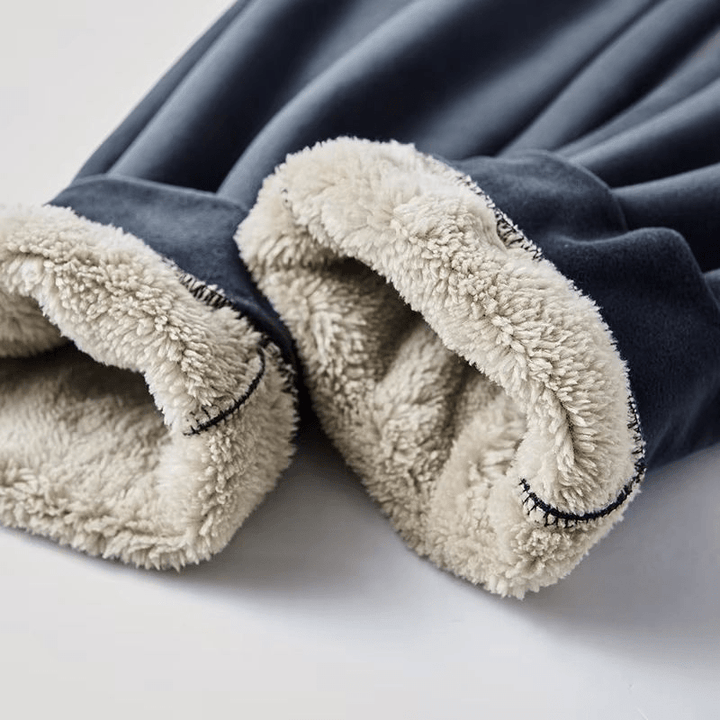 Cas | Klassiek Fleece Gevoerd Warme Heren Trainingspak