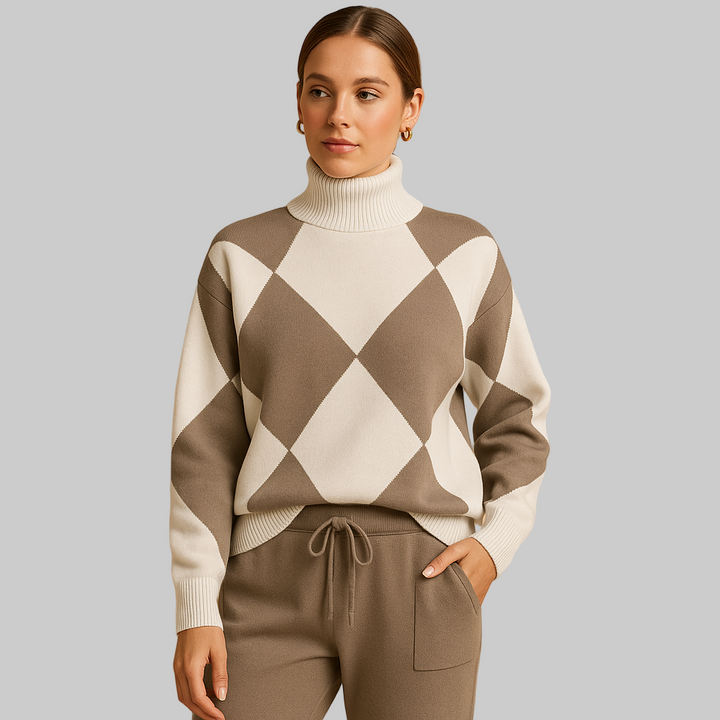 Comfortabel huispak met trui en joggingbroek voor dames | Ilona