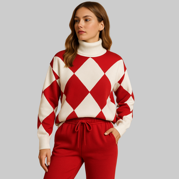 Comfortabel huispak met trui en joggingbroek voor dames | Ilona