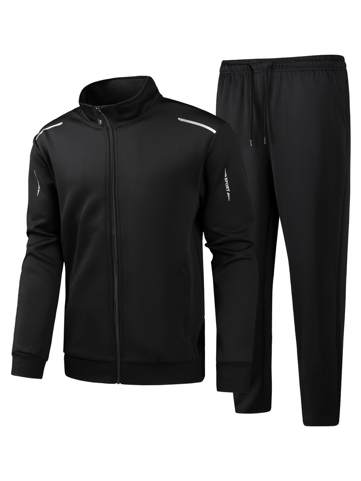 Lucas | Trainingspak met staande kraag en casual broek