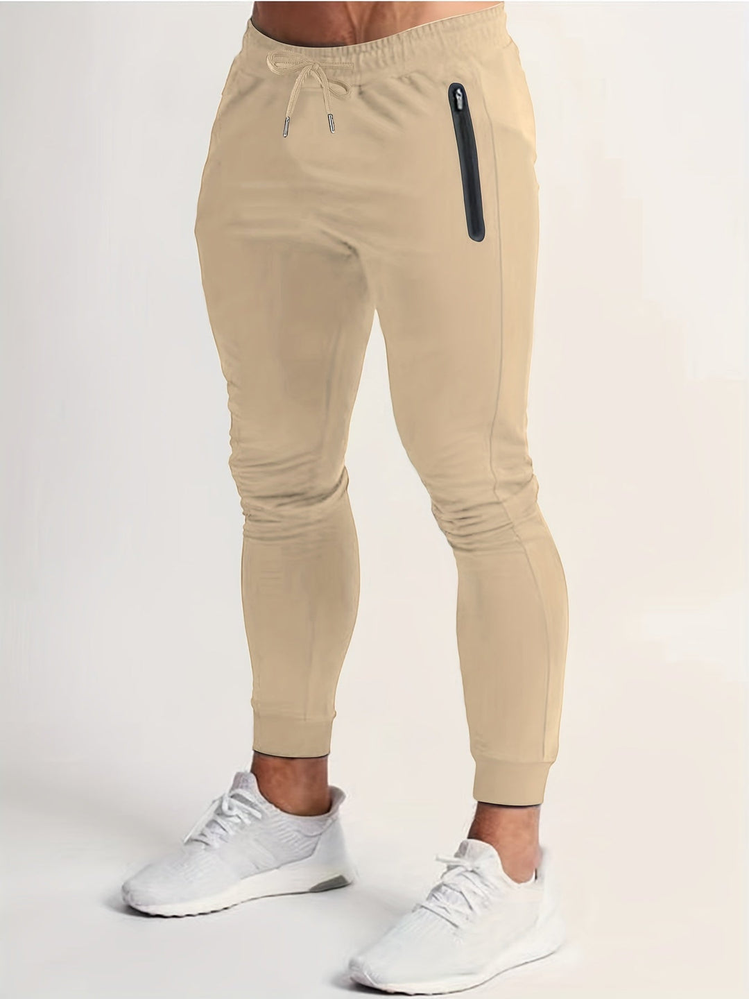 Sport Jogger | Polyester Mix | Slim Fit met Ritszakken