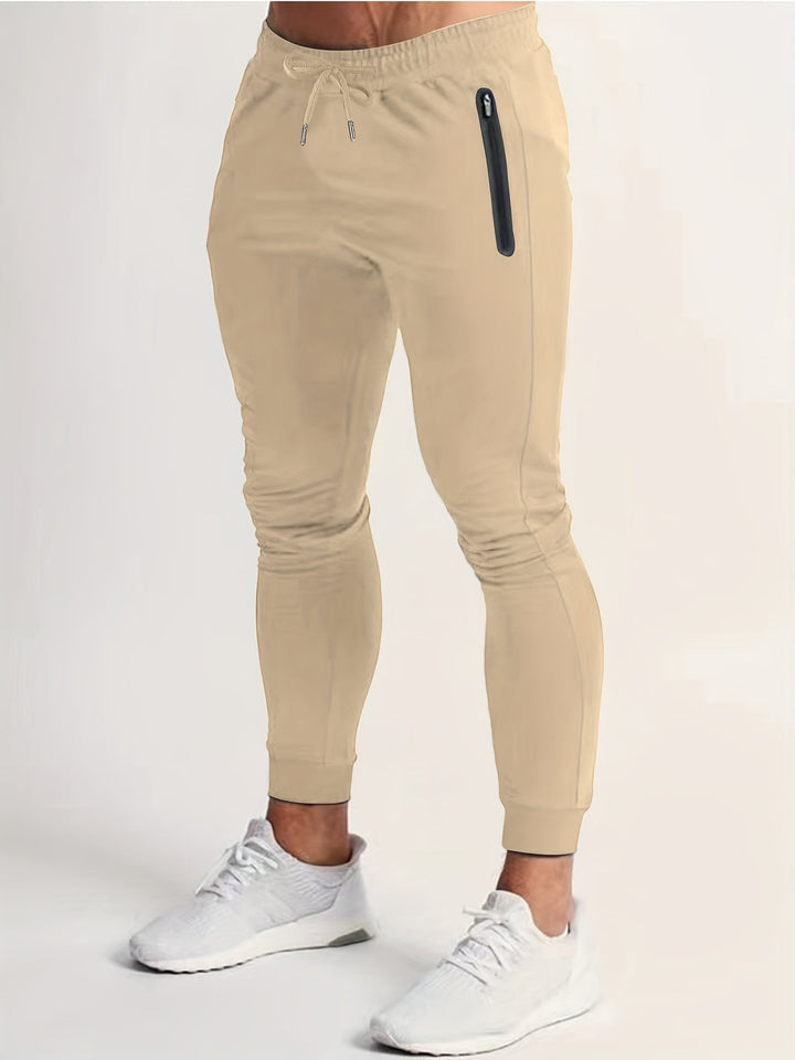 Sport Jogger | Polyester Mix | Slim Fit met Ritszakken