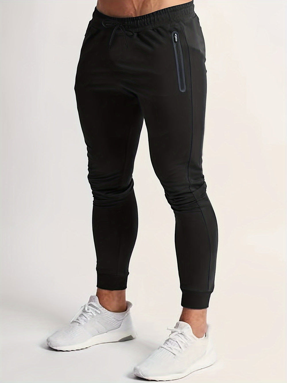Sport Jogger | Polyester Mix | Slim Fit met Ritszakken