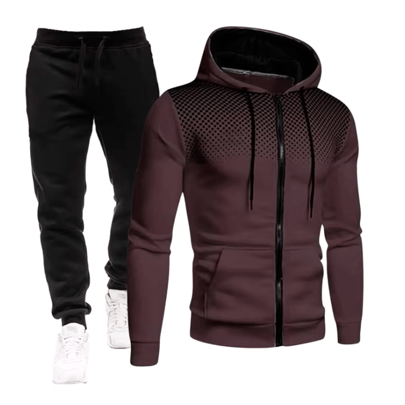Diego | Trainingspak voor Heren | Joggingbroek + Vest met Rits