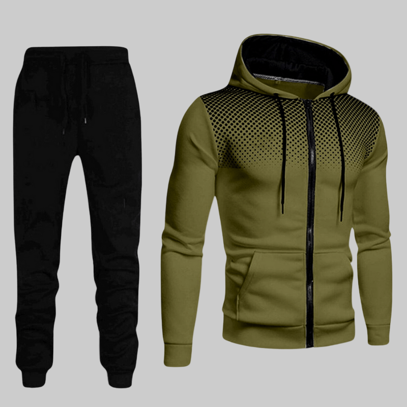 Diego | Trainingspak voor Heren | Joggingbroek + Vest met Rits