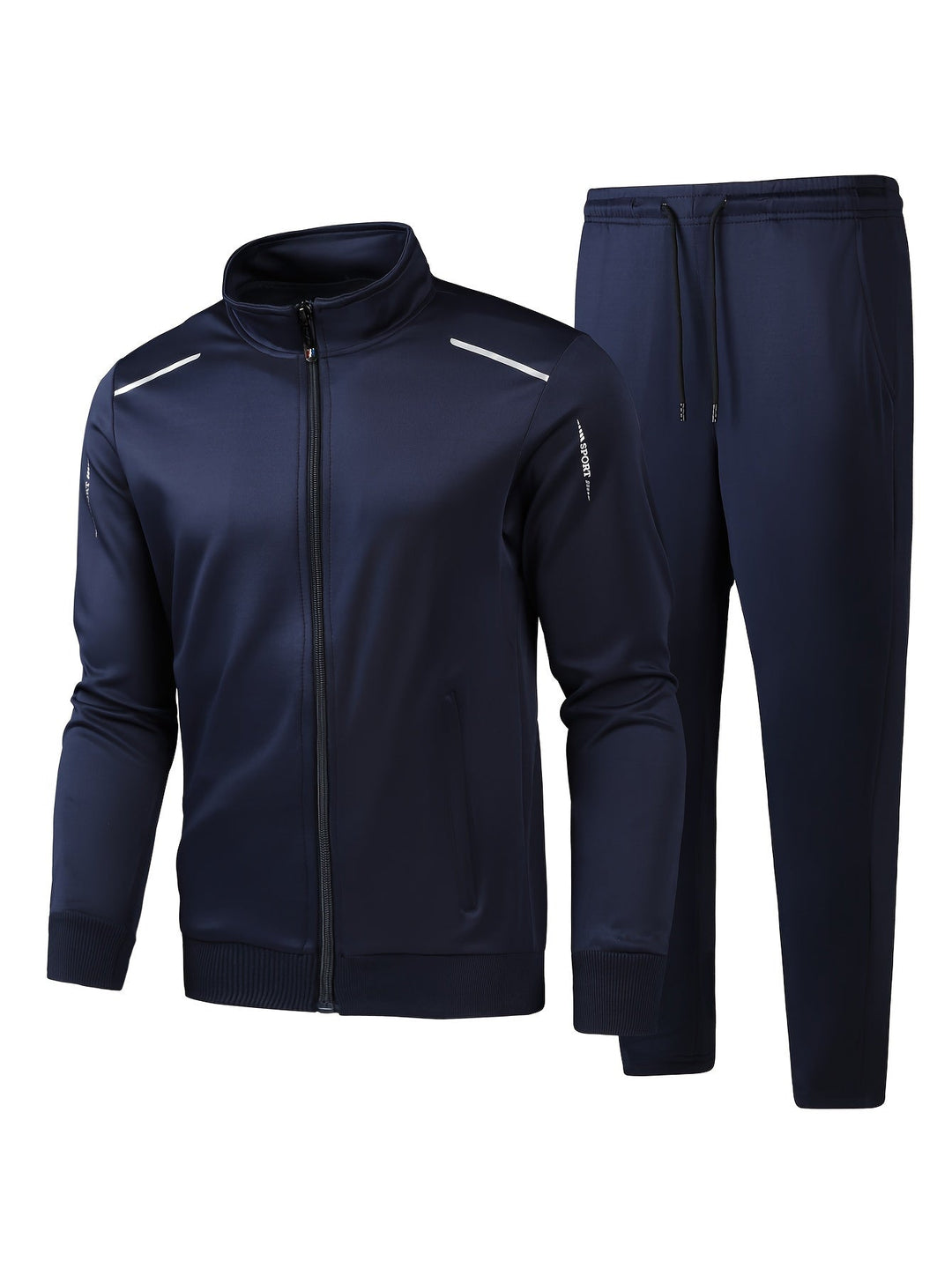 Lucas | Trainingspak met staande kraag en casual broek