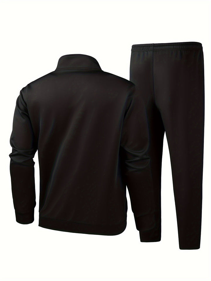 Lucas | Trainingspak met staande kraag en casual broek