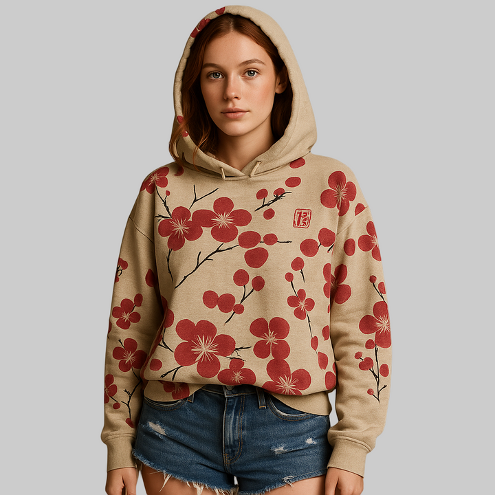 Gebloemde hoodie trui voor dames | Lianne