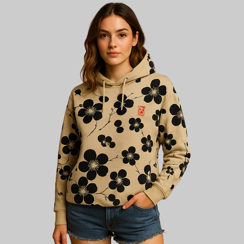 Gebloemde hoodie trui voor dames | Lianne