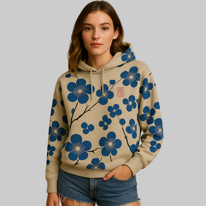 Gebloemde hoodie trui voor dames | Lianne