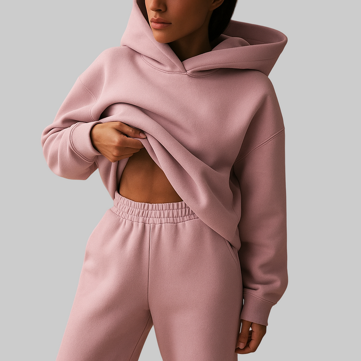 Oversized loungewear set met hoodie en broek voor dames | Chloé
