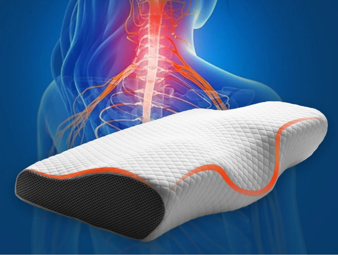 Voorgevormd Orthopedisch Traagschuim Kussen voor Nekpijn