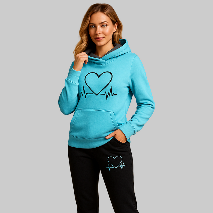 Stijlvolle jogging set met jack voor dames | Lianne
