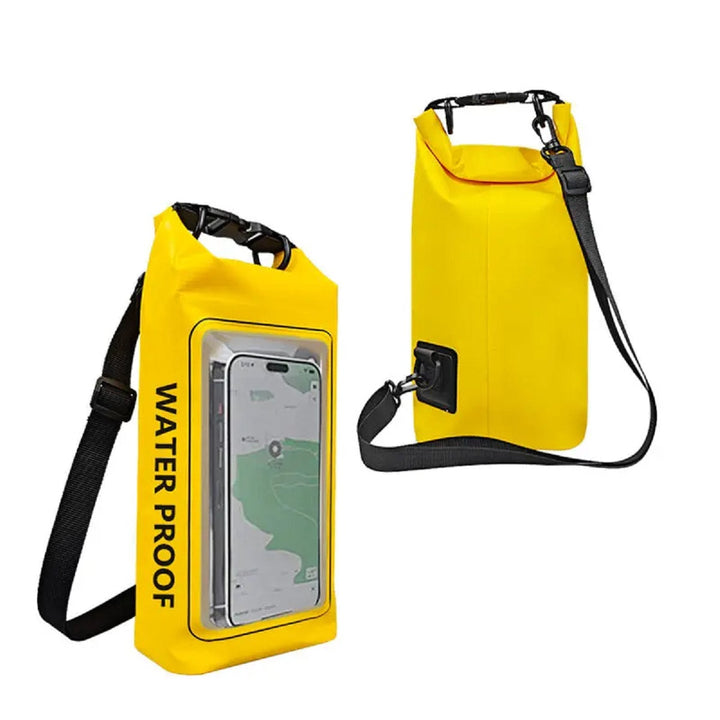 2L Waterproof Dry Touch Screen Bag Roll-Top Pool Outdoor Gear Storage